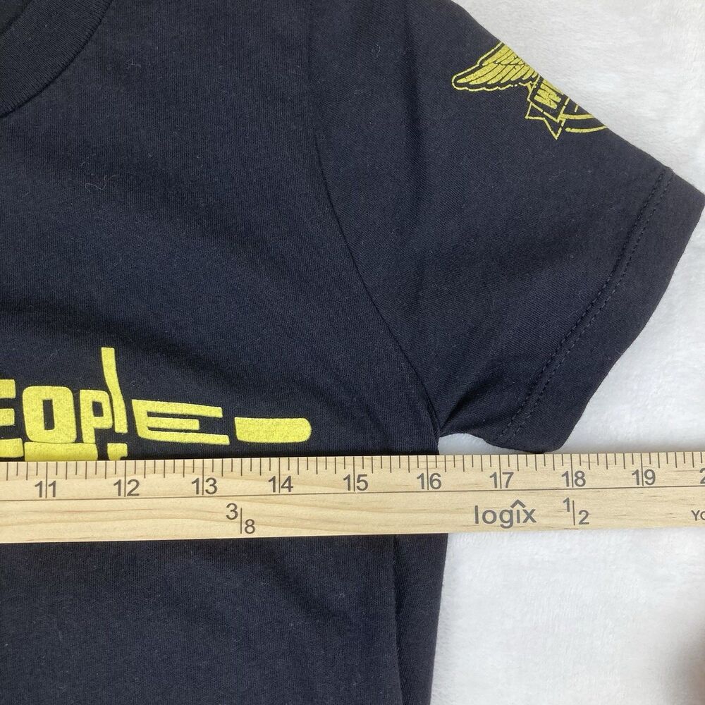 We The People Holsters T Shirt Women’s Size Medium Black Yellow Made In USA - Picture 7 of 8